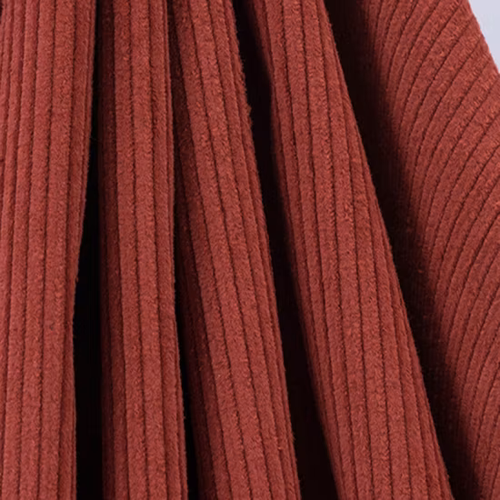 Fabricante atacado 8 País de Gales com cores personalizadas listradas 100% algodão tecido uniforme de jaqueta de veludo cotelê